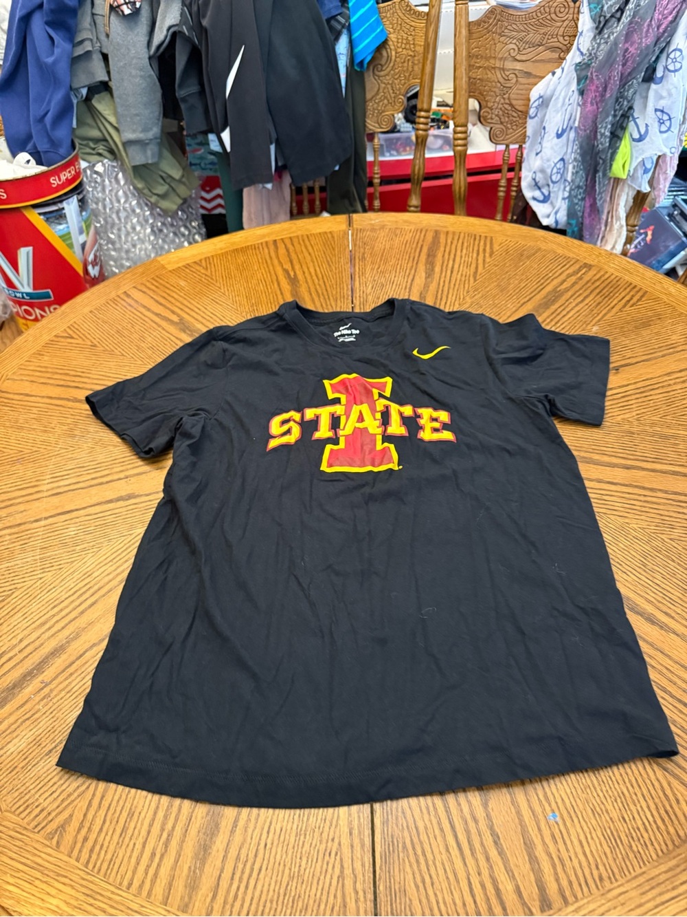 Nike Black 'Iowa State I State' Logo T-Shirt